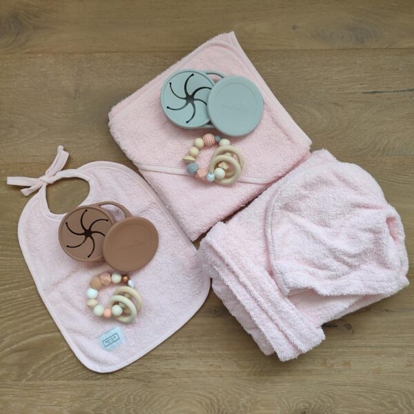 Babypakket L Welcome Baby Roze MOMents.be