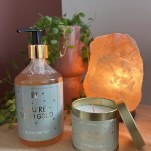 Set geurkaars en zeepdispenser Me&Mats - You're solid gold